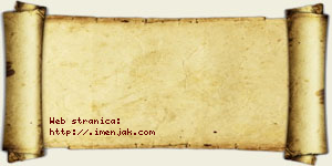 Hana Mihailović vizit kartica